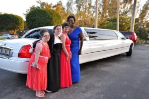 girls with limo